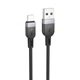 Кабель Hoco X109 Energy silicone charging data cable iP(L-2M) Black - изображение 1