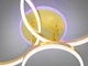 Светодиодная люстра кольца с пультом, димером, подсветкой, THE LIGHT 120 Вт. - изображение 5