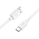 Кабель Hoco X96 Hyper 27W charging data cable Type-C White - зображення 1