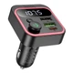 FM-трансмітер Hoco E85 Tiger PD20W+QC3.0 car BT FM transmitter Black - зображення 1