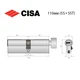 Циліндр CISA ASIX P8 110T (55*55T) нікель матовий 3 ключі - зображення 9