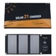 Туристична сонячна панель solar charger 21W (зарядний пристрій/ сонячна батарея) - зображення 7