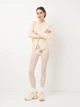 Шорты женские Zara 2142/937 XS/S Бежевые (02142093712106) - изображение 3