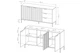 Буфет Maraline Nordic Ash matt black legs тридверний 153,1 см, 13783 - зображення 6
