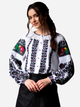 Вышиванка женская с узором Edelvika 290-23/00 52 Белая (2100000673117) - изображение 1