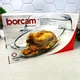 Овальная жаропрочная форма с крышкой 5.7 л Borcam, стеклянная утятница - изображение 13