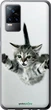 Чехол на Vivo V21E Летящий котёнок "2322u-2375-2455008788" - изображение 1