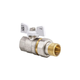 Кран с американкой 1/2" (KOER KR.227.W) белый (KR0015) - изображение 1