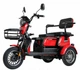 Електроскутер триколісний Crosser TR1 (1500W LFP літій залізо-фосфат 76.8V 30Ah) - Червоний - изображение 6