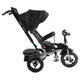 Велосипед триколісний Best Trike із батьківською ручкою муз. панеллю надувні колеса Чорний (6088 F–695-12) - зображення 4