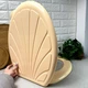 Бежевая крышка+сиденье для унитаза Ромашка Efe plastics - изображение 8