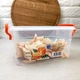 Пластиковый контейнер для хранения пищи 0.95 л с крышкой Народный продукт - изображение 3