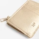 Кошелек женский для карточек Parfois 224825 Золотистый (5608348498203) - изображение 4