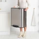 Бак для мусора Brabantia Bo Pedal Bin 60 л серебристый матовый 211324 (00800909) - изображение 8