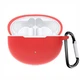 Чохол-накладка DK Silicone Candy Friendly з карабіном для Huawei FreeBuds 4i (red) - зображення 1