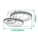 Светодиодный Smart светильник ARDERO AL6163-1ARD 35W 3000K-6500K VIVID круг - изображение 4
