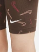 Велосипедки жіночі Nike W Nsw Short Aop Prnt DO2561-237 XS Коричневі (195867984270) - зображення 5