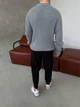 Светр чоловічий MR оверсайз XL сірий - зображення 5