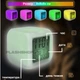Настольные часы Хамелеон с RGB подсветкой с встроенным термометром и будильником (белые) - изображение 3