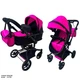 Коляска-трансформер для кукол 2в1 Carrello Fortuna 9695 HOT PINK кукольная малиновая - изображение 2