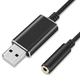 Перехідник USB адаптер на 3.5 мм комбінований звуковий кабель (mini-Jack) 783031 - зображення 2