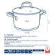 Каструля з кришкою Kela Flavoria 16 см 1.6 л (4025457101748) - зображення 3
