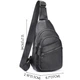 Чоловіча сумка-слінг через плече з натуральної шкіри Marantec Universal Чорна marrant_8765431808 - зображення 6