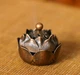 Металлическая аромалампа Лотос курительница для благовоний 3,1*3,6 см (EG4060) - изображение 2