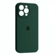 Чехол Fiji Silicone Case Full Camera для Apple iPhone 16 Pro Max бампер накладка с защитой камеры Army Green - изображение 1