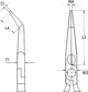 Szczypce Knipex zakrzywione 200 mm VDE 1000 V (26 26 200) - obraz 4