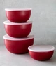 Набор мисок KitchenAid Universal с крышкой Красных 4 шт (KQG176OSERE) - изображение 7