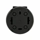 Розетка с з/к с крышкой Ovivo Electric xOne Антрацит - изображение 3
