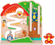 Tablica edukacyjna drewniana Tooky Toy Labirynt tor 2w1 (6972633378419) - obraz 1