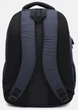 Чоловічий текстильний рюкзак для ноутбука та міста з двома відділеннями та боковими кишенями, синій 58269 - зображення 2