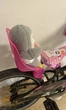 Кресло для куклы на велосипед DrBike велосипедное кресло для куклы с ножками розовое - изображение 13