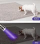 Ультрафіолетовий Ліхтар UV 365NM S009 Ліхтарик для перевірки слідів крові та грошей на батарейці 1AAA Short Style Black - зображення 5