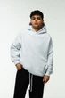 Худі чоловіче оверсайз v.3 White 5XL-6XL Біле - зображення 5