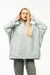 Худи женское оверсайз v.3 Grey M-L - изображение 5