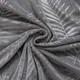 Чохол на крісло, диван, еластичний велюр, оксамит Domidekor Palm leaves, сірий 145-185 см (3833) - зображення 10