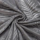 Чохол на крісло, диван, еластичний велюр, оксамит Domidekor Palm leaves, сірий 90-140 см (3852) - зображення 4