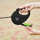 Поводок-рулетка для собак WAUDOG R-leash с контейнером для пакетов, светоотражающая лента, черный, размер S, до 12 кг, 3 м (26271) - изображение 12