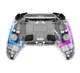 Геймпад Bluetooth джойстик GamePro GPS-13T Bluetooth 5.3/USB (PC/iOS/Android/PS3/PS4) DualShock RGB Transparent - изображение 3