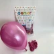 Воздушные Шарики 10" FUCHSIA МЕТАЛЛИК Упаковка 100 шт GEMAR - изображение 1