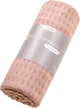 Простынь Home Line полуторная 160x220 см вафельное полотно Розово-бежевая (190673 HL) - изображение 1