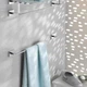 Держатель для полотенец GROHE QuickFix Start Cube 40987000 450мм прямоугольный металл хром CV034608 - изображение 2