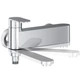 Cмеситель для ванны однорычажный с коротким изливом RAVAK Chrome CR II 022.00CR хром металл X070451 - изображение 1