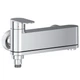 Cмеситель для ванны однорычажный с коротким изливом RAVAK Chrome CR II 022.00CR хром металл X070451 - изображение 3
