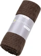 Простынь Home Line полуторная 160x220 см вафельное полотно Коричневая (190674 HL) - изображение 1