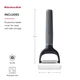 Овочечистка горизонтальна KitchenAid Coreline Сіра 18.8 см (KAS145OHCGG) - зображення 12