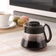 Заварник (сервер) для пуровера Hario V60 360 мл Прозрачный с черным (XVD-36B) - изображение 6